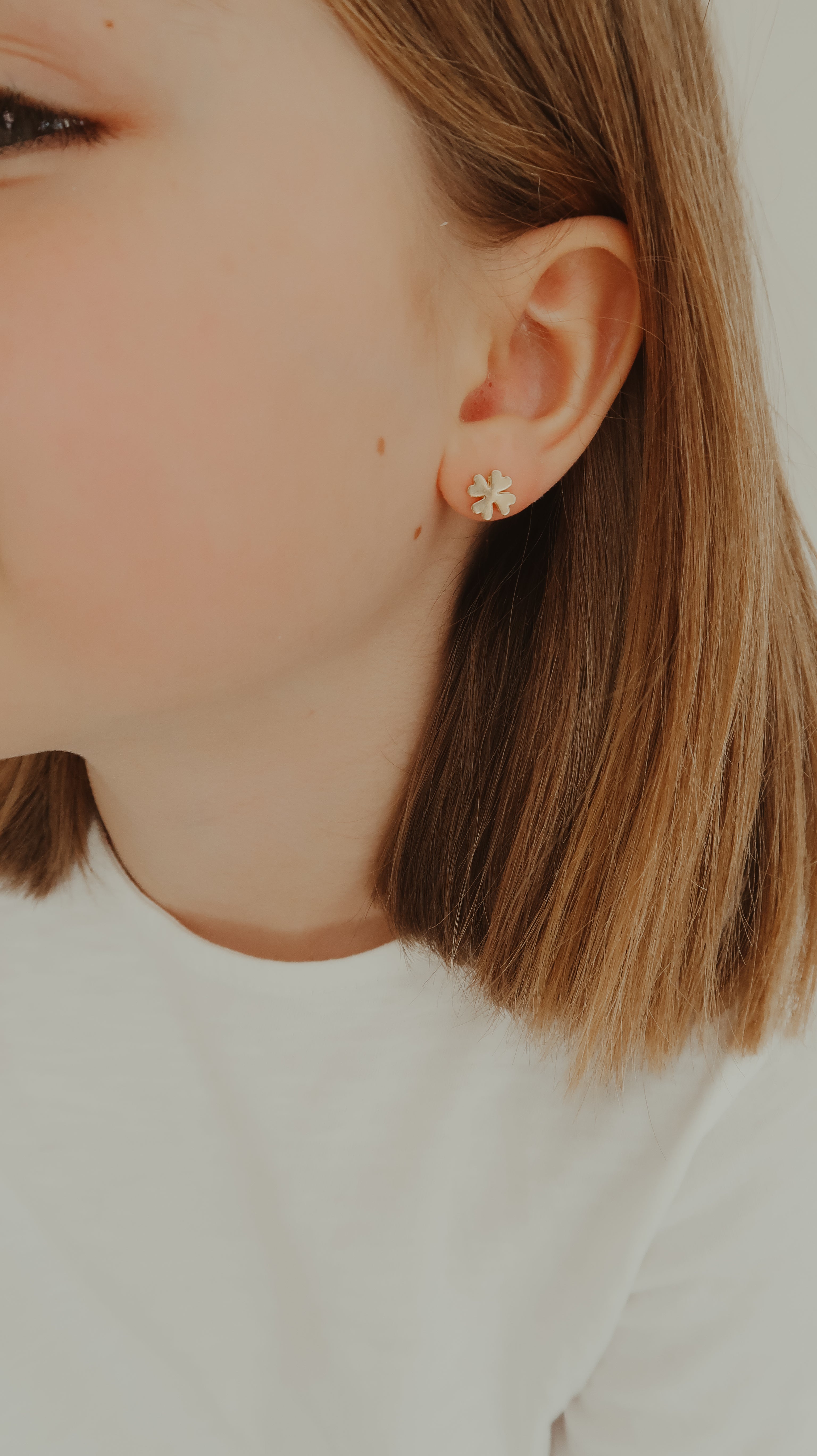 Four-leaf clover - gold