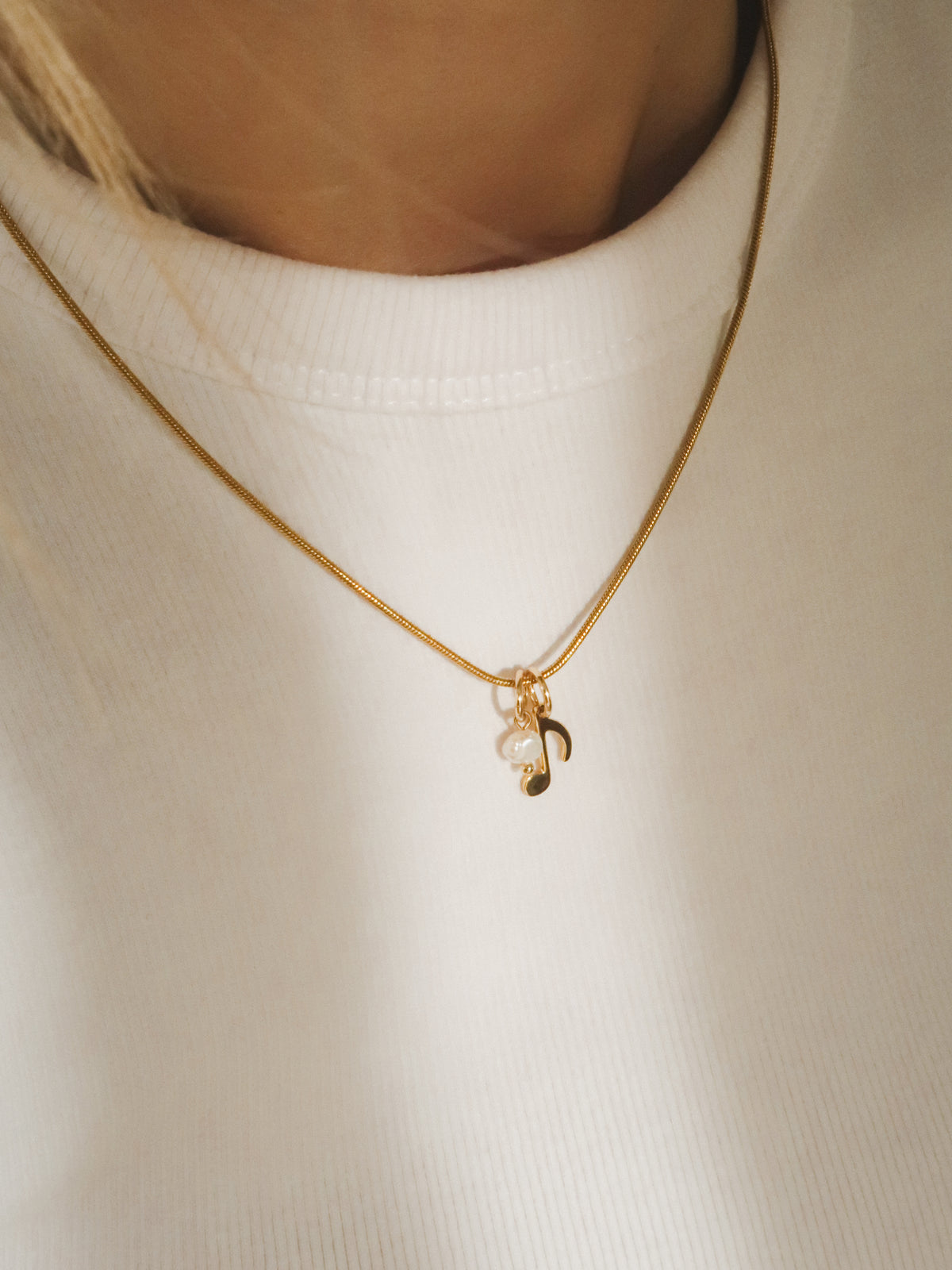 Muzieknoot charm