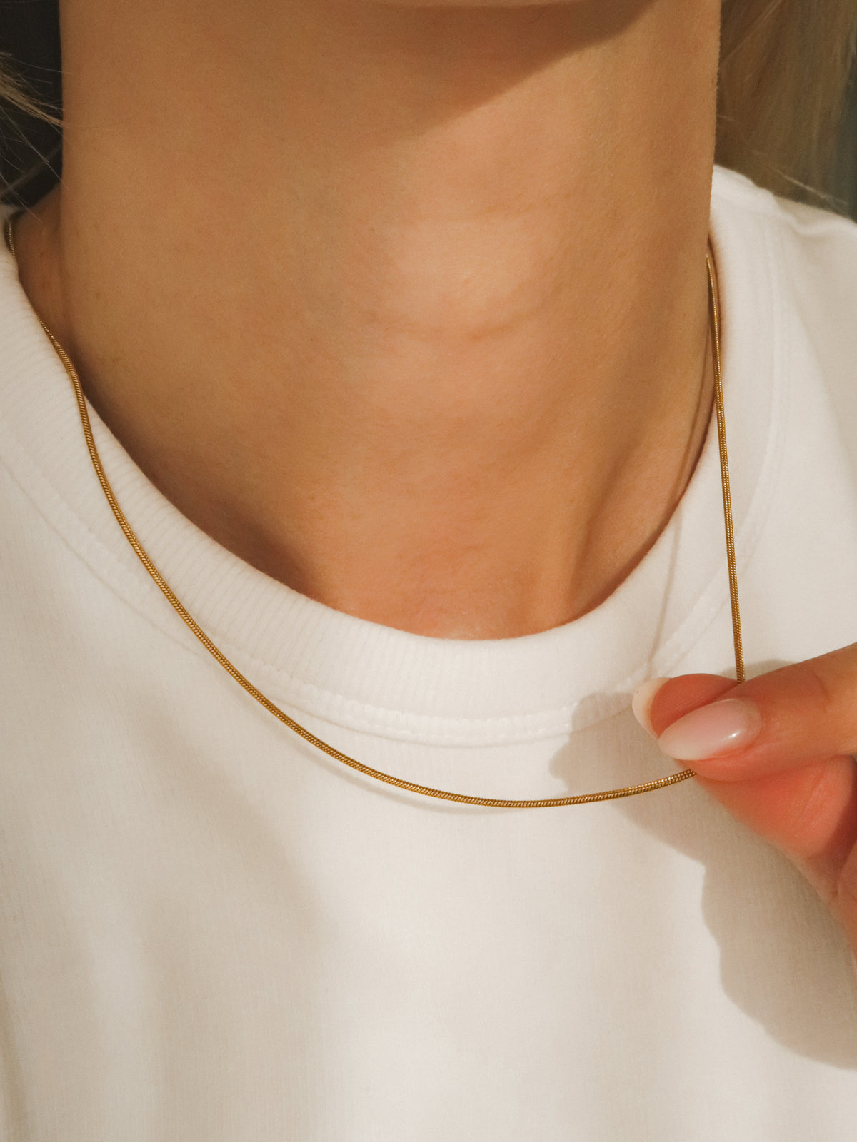 round snake essential halsketting