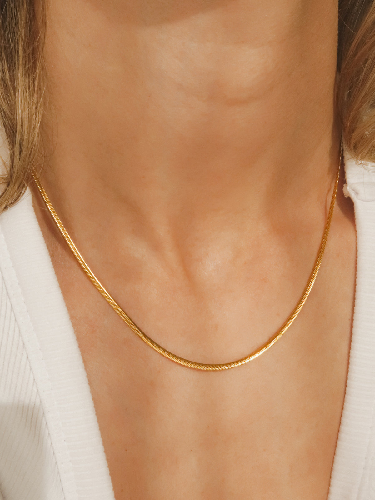 flat snake essential halsketting