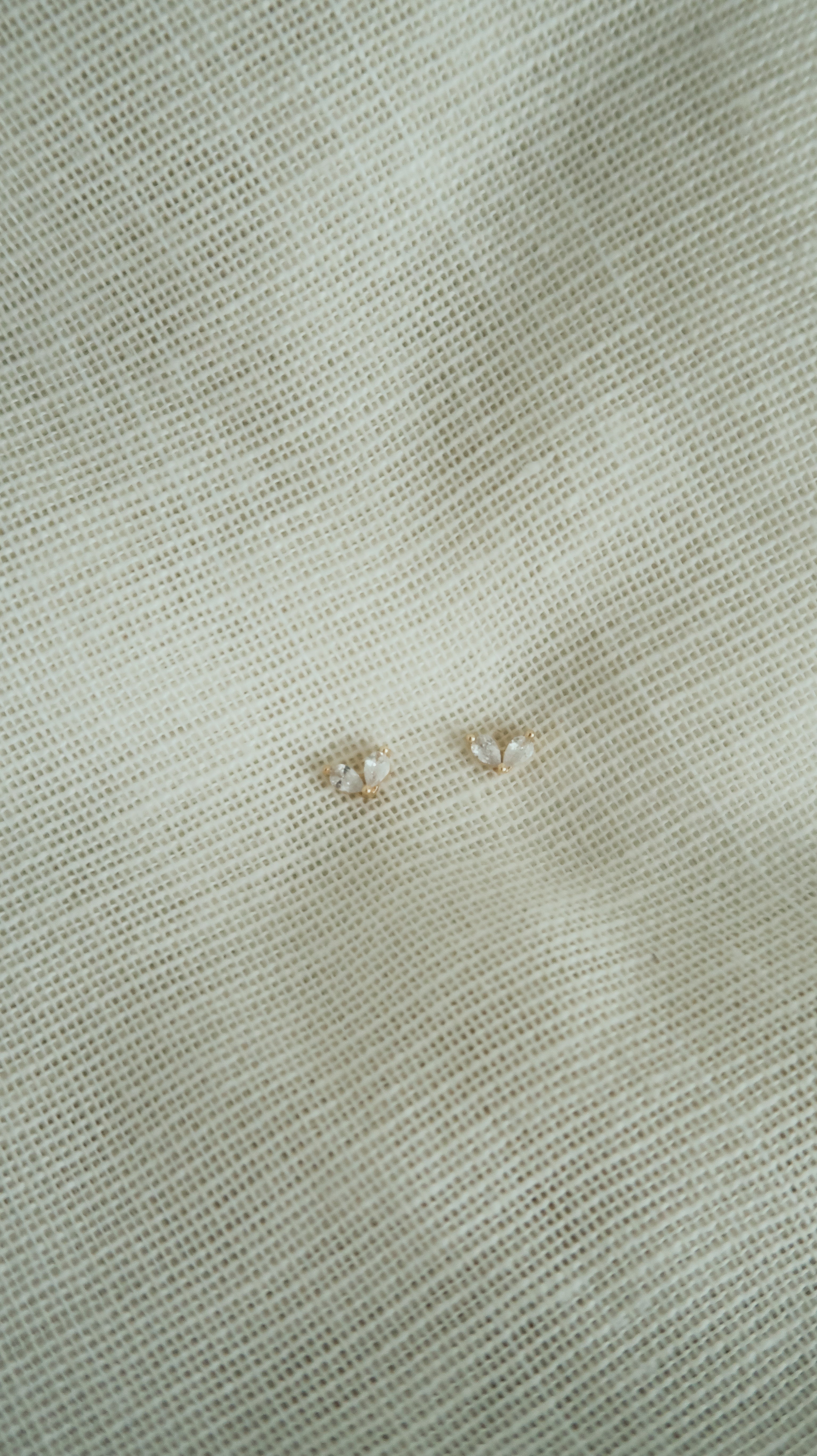 mini rhinestone leaves