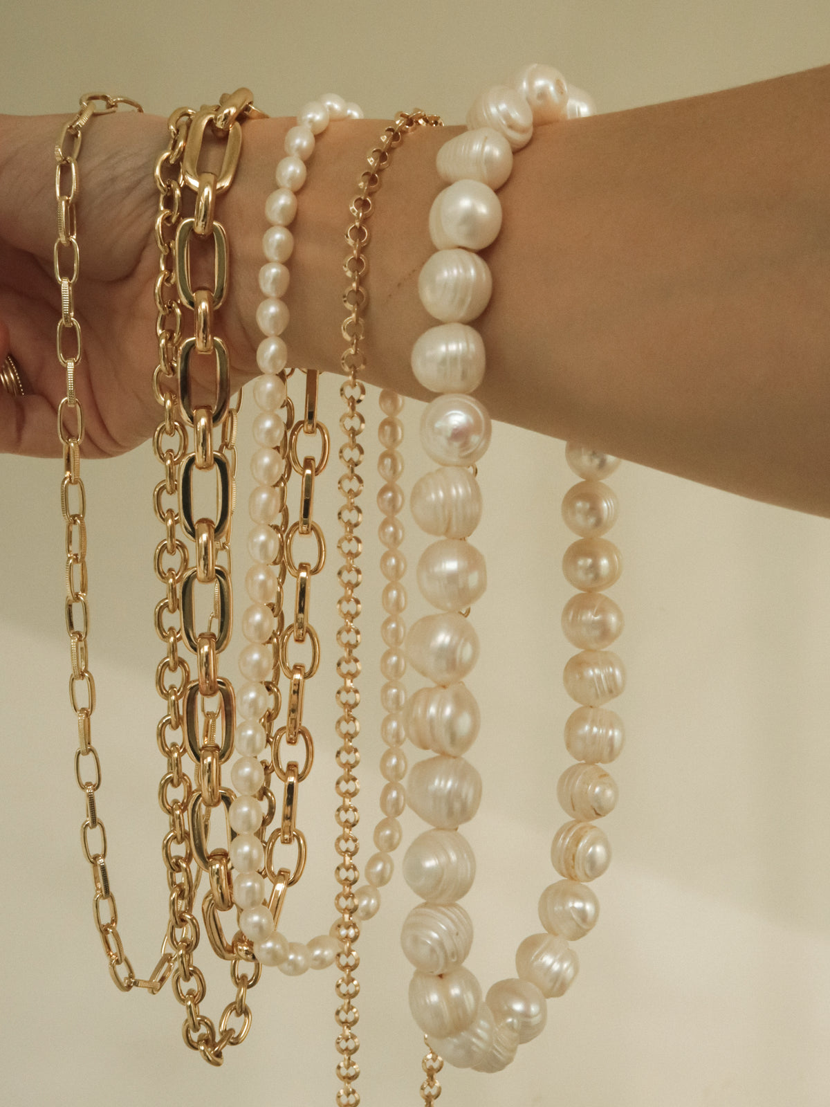 Freshwater pearl halsketting