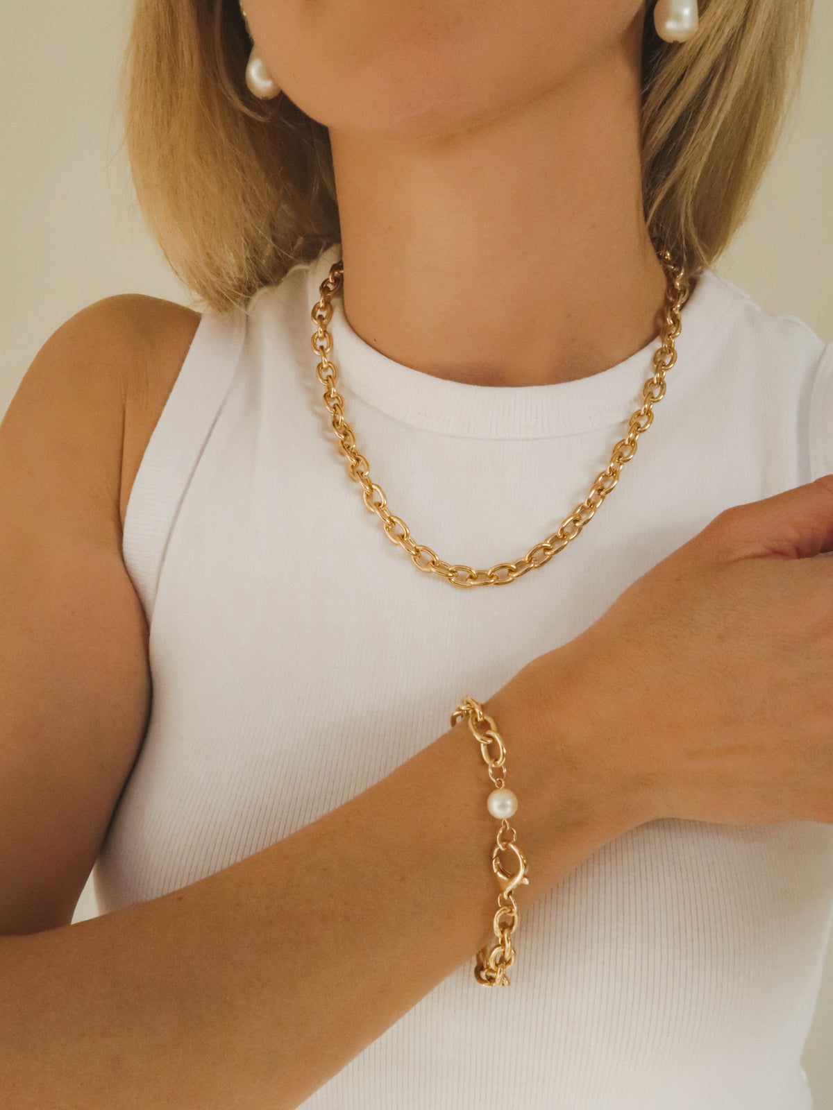 Small link set – halsketting + armband