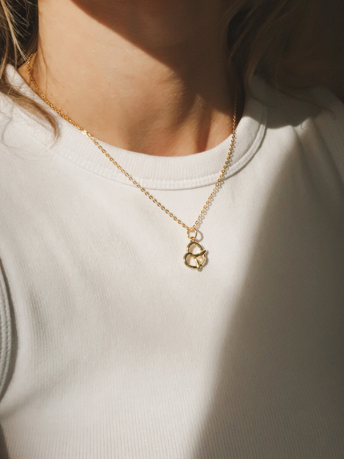 Pretzel charm