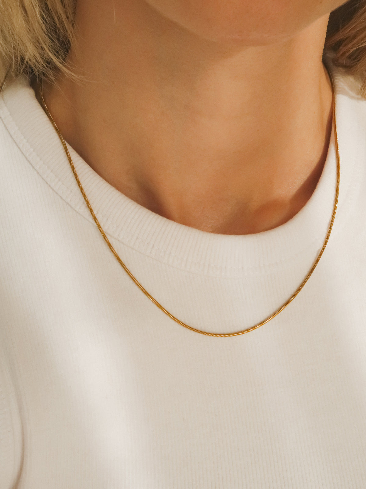 round snake essential halsketting