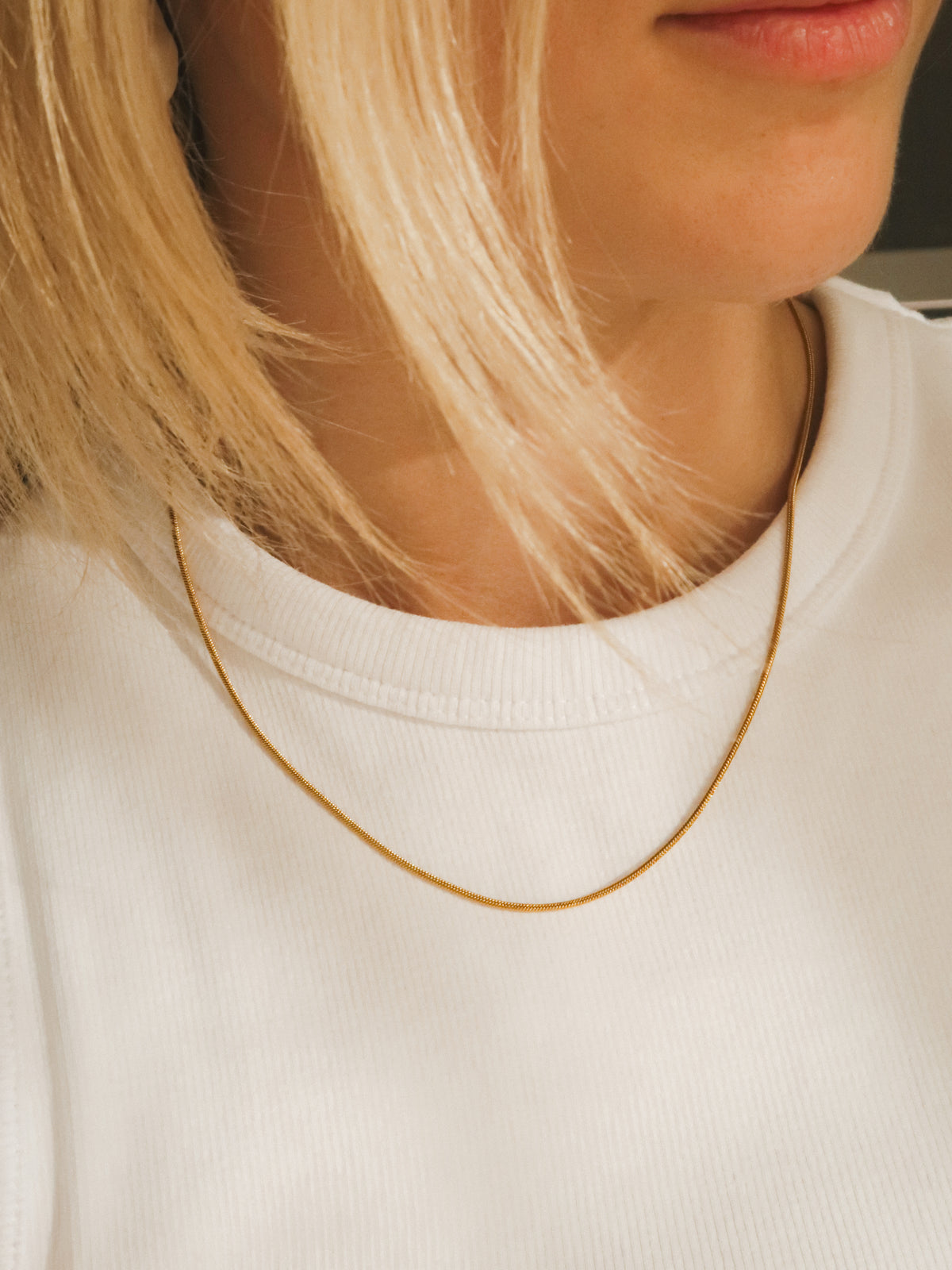 round snake essential halsketting
