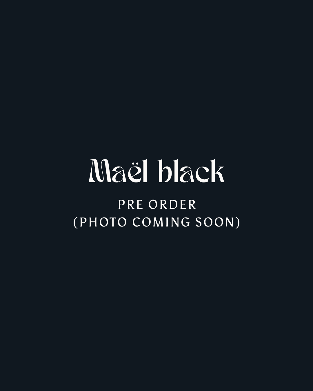 Maël black (pre-order)