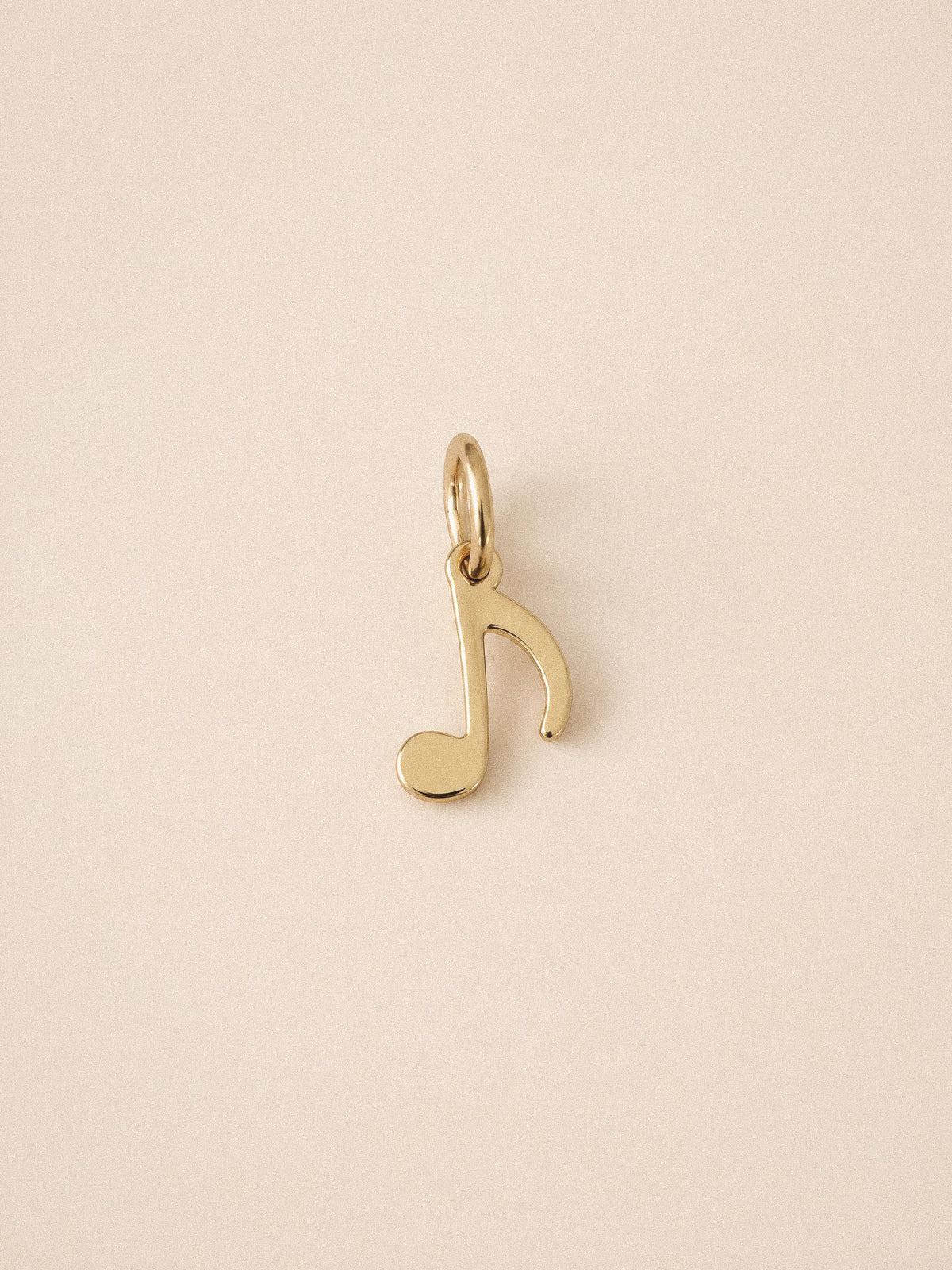 Muzieknoot charm goud