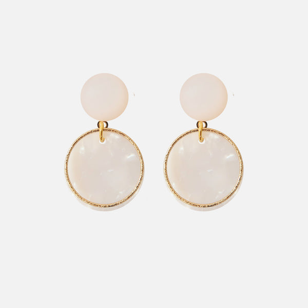 Petit Bonbon statement hoop gold earrings oorbellen
